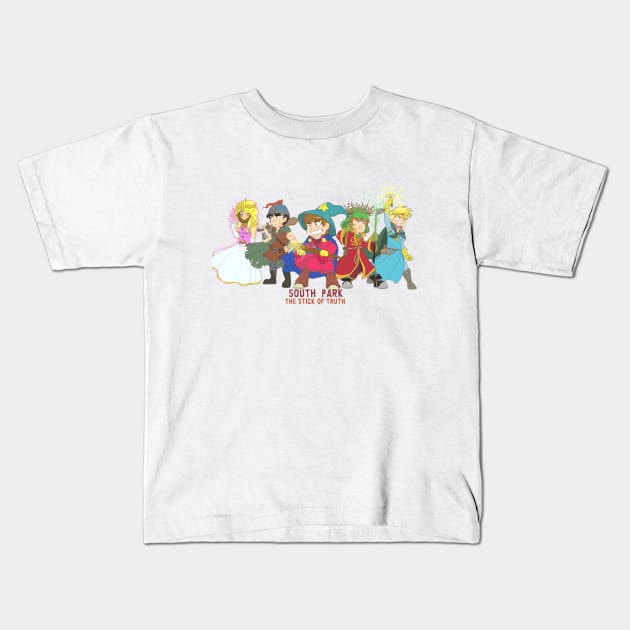 South Park- Stick of Truth Kids T-Shirt by pistachiozombie